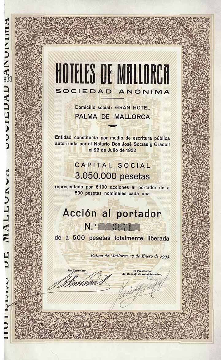 Hoteles de Mallorca S.A.