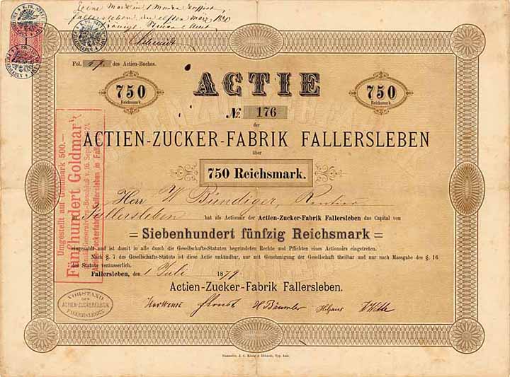 Actien-Zucker-Fabrik Fallersleben