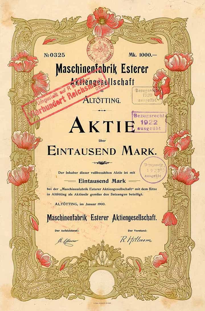 Maschinenfabrik Esterer AG