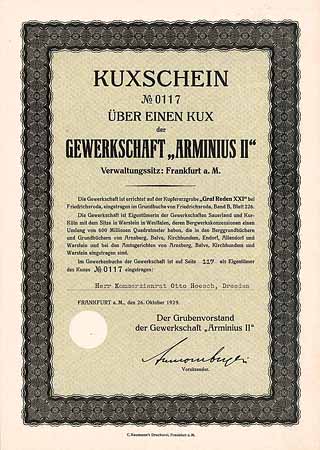 Gewerkschaft Arminius II