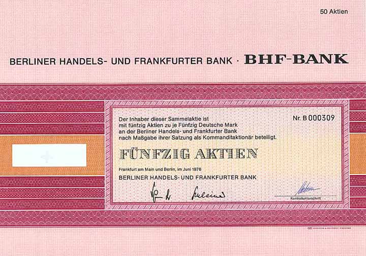 Berliner Handels- und Frankfurter Bank