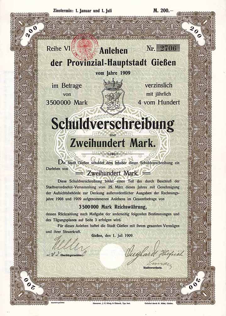 Provinzial-Hauptstadt Gießen