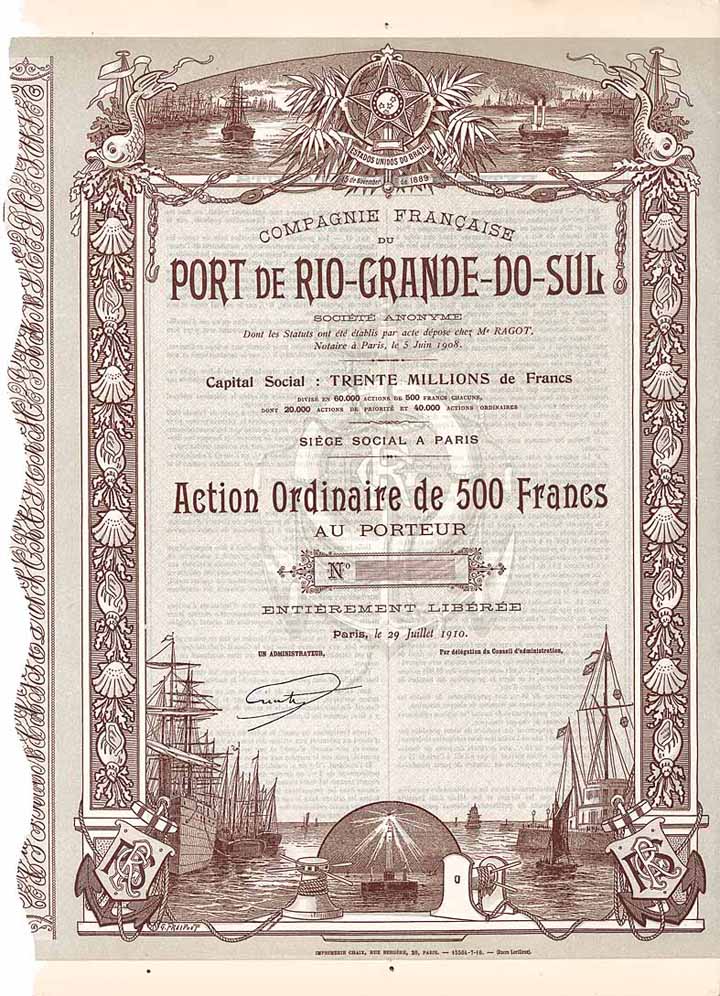 Cie. Francaise du Port de Rio-Grande-do-Sul S.A.