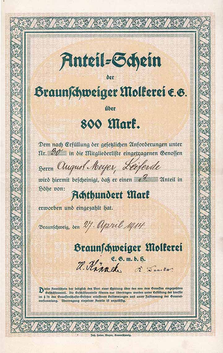 Braunschweiger Molkerei eGmbH