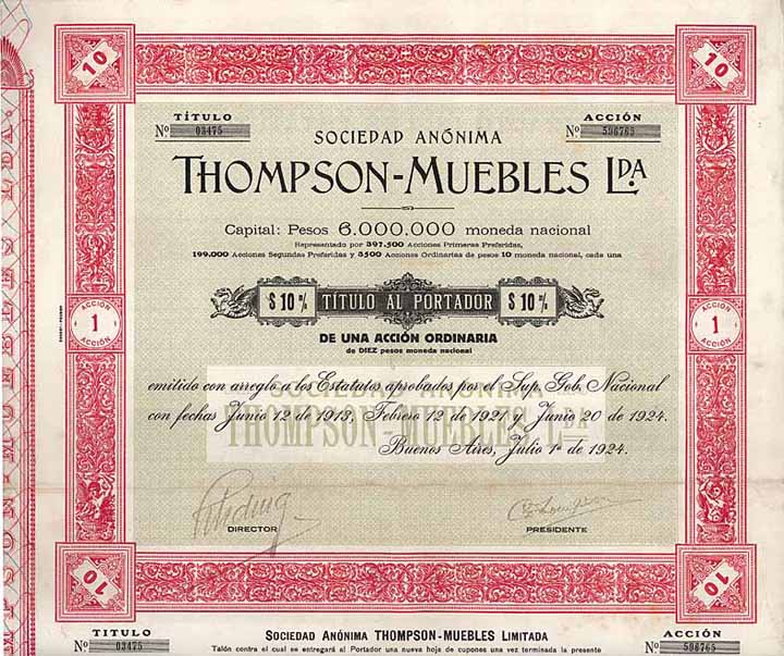 Thompson-Muebles Lda.