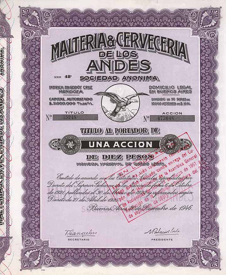 Malteria & Cerveceria de los Andes S.A.