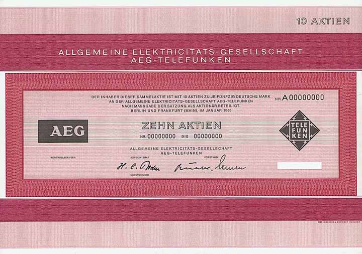 Allgemeine Elektricitäts-Gesellschaft AEG-Telefunken