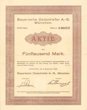 Bayerische Oelschiefer AG