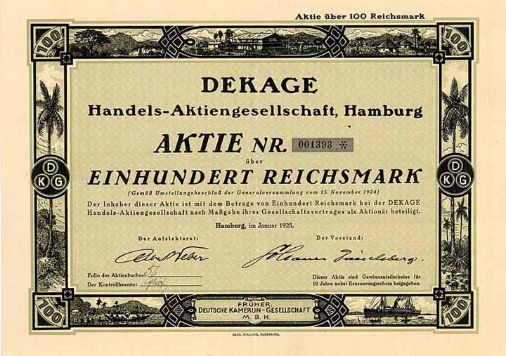 DEKAGE Handels-AG