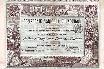 Cie. Agricole du Kouilou (Congo Francais)
