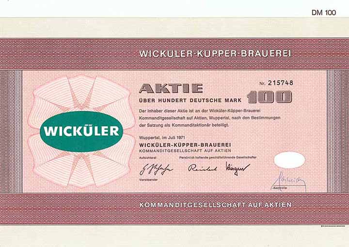 Wicküler-Küpper-Brauerei KGaA