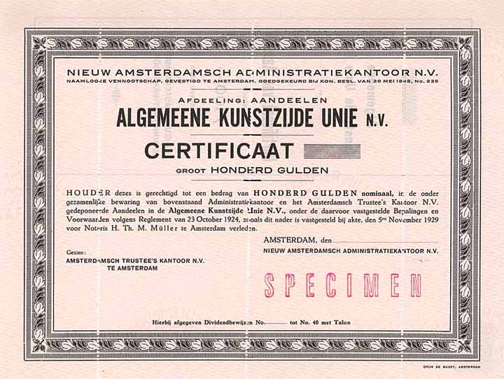 Algemeene Kunstzijde Unie N.V.