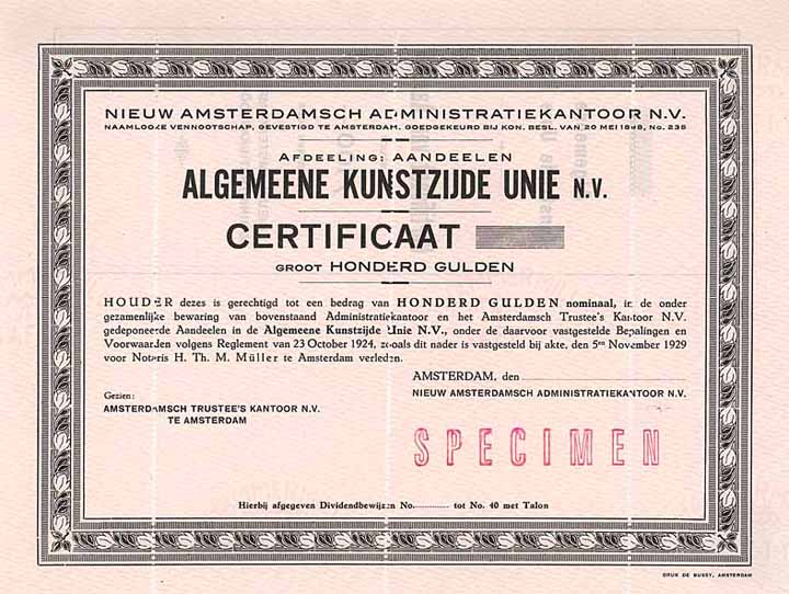 Algemeene Kunstzijde Unie N.V.