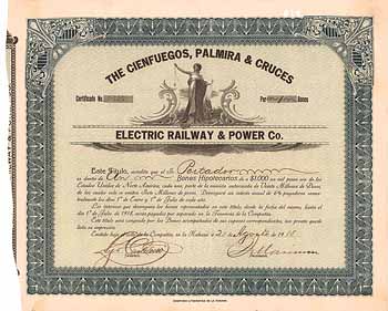 Cienfuegos, Palmira & Cruces Electric Railway & Power Co.
