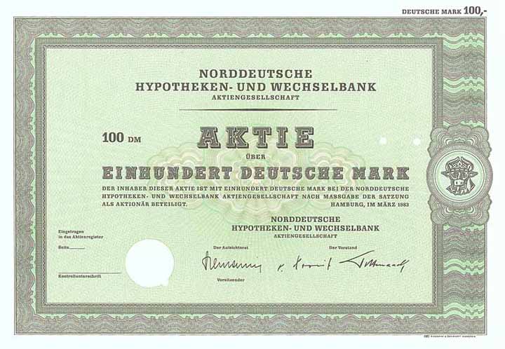 Norddeutsche Hypotheken- und Wechselbank AG