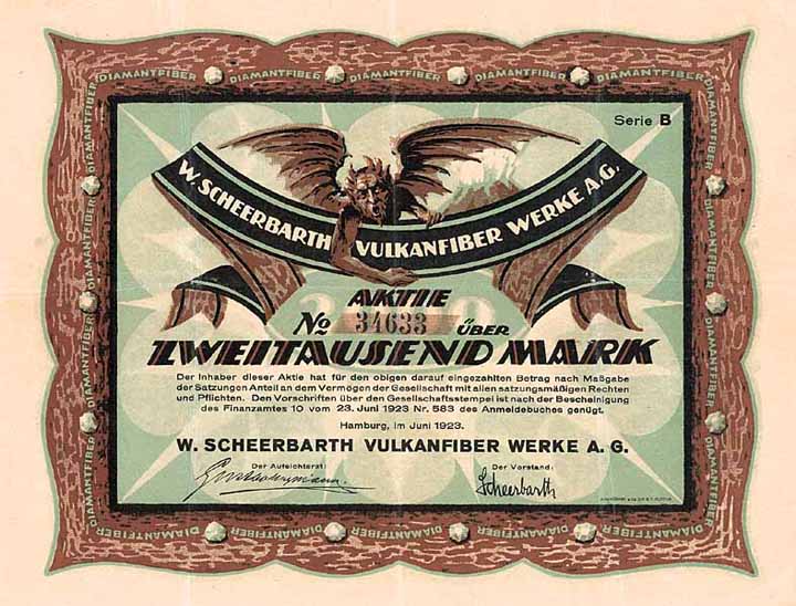 W. Scheerbarth Vulkanfiber Werke AG