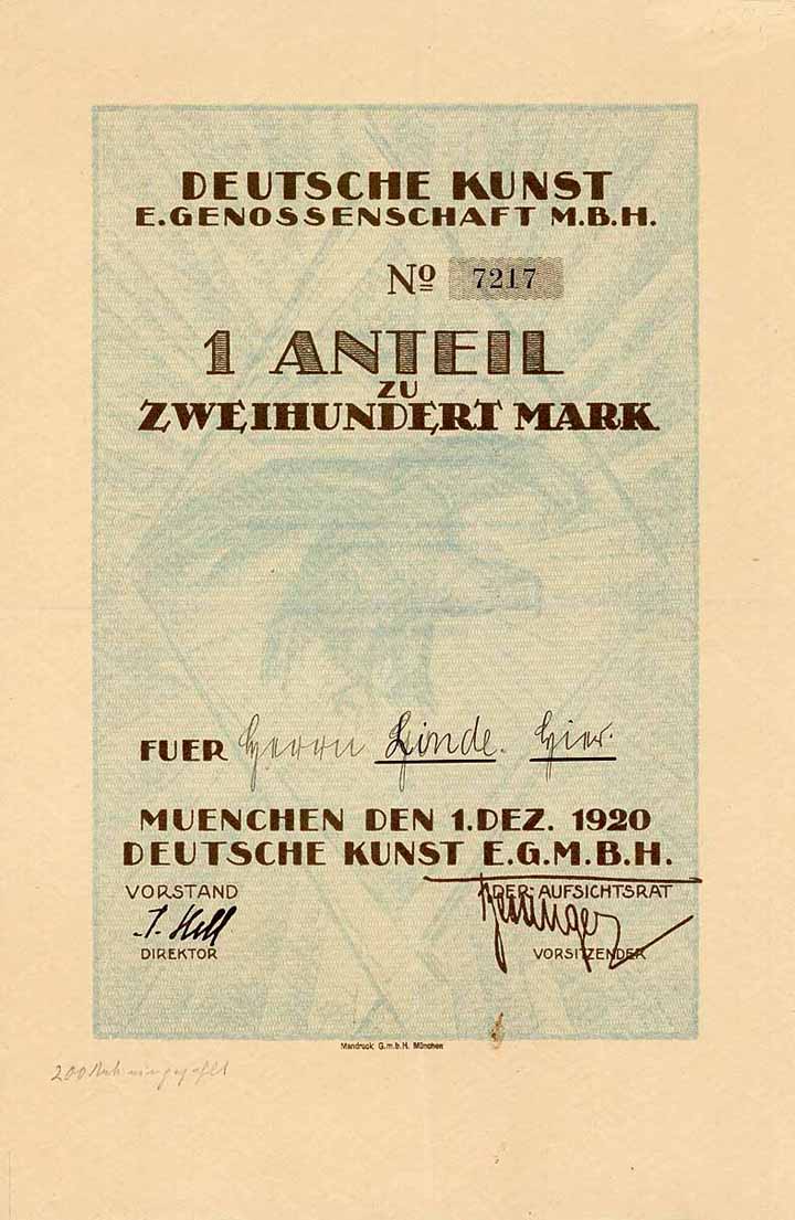 Deutsche Kunst e.G.m.b.H