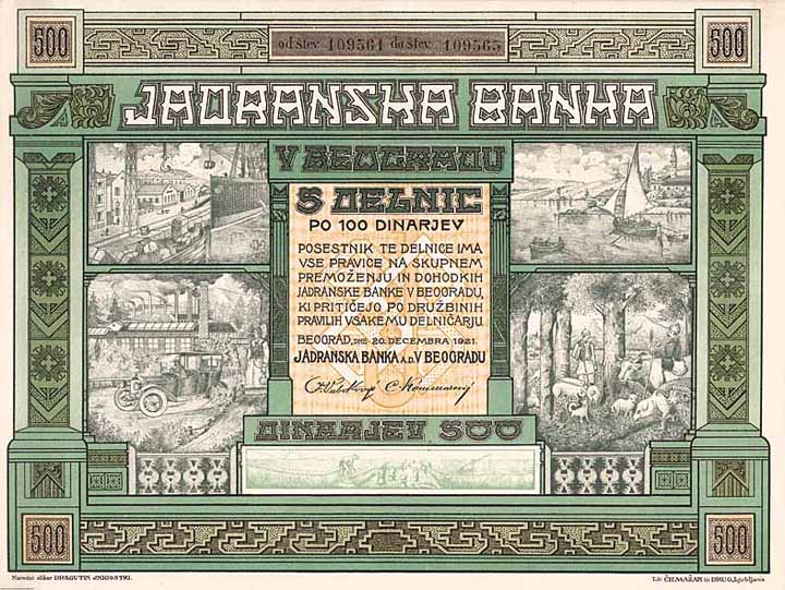 Jadranska Banka A.D. (Adriatische Bank AG)