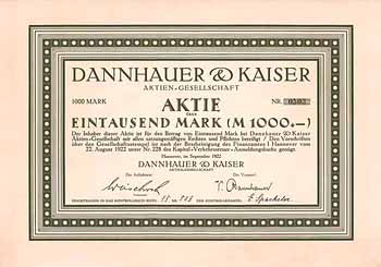 Dannhauer & Kaiser AG
