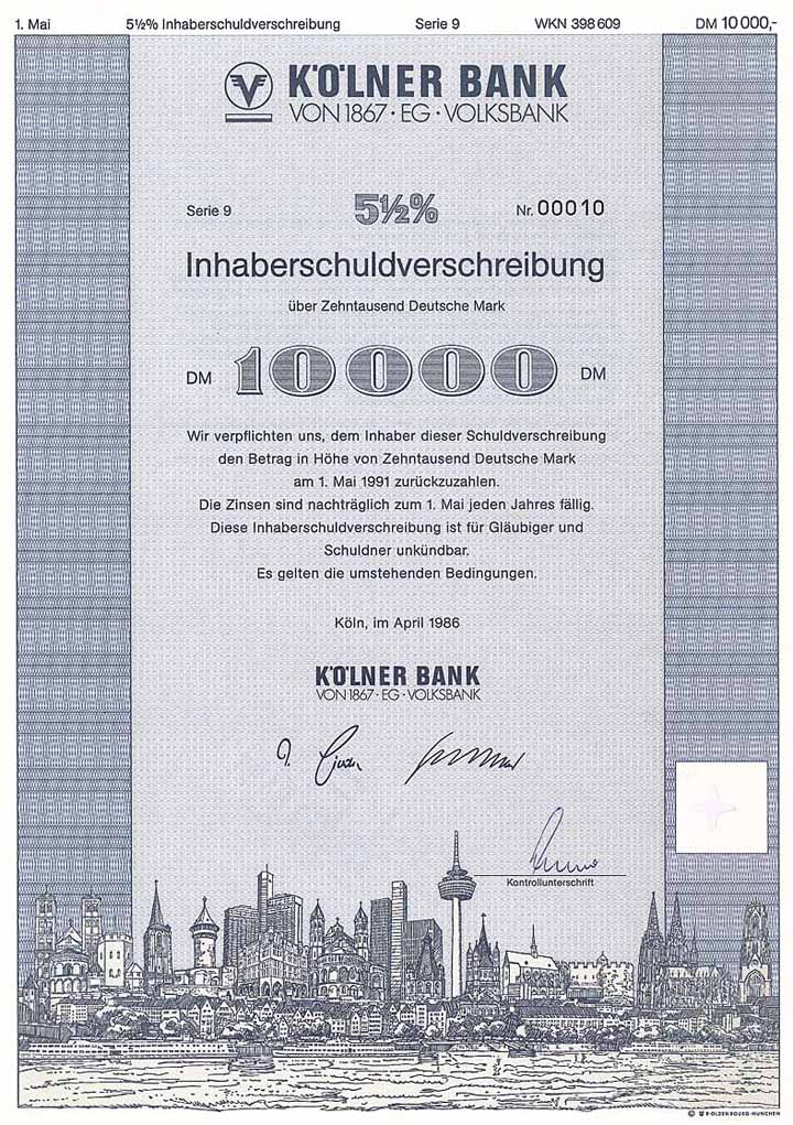 Kölner Bank von 1867 eG Volksbank