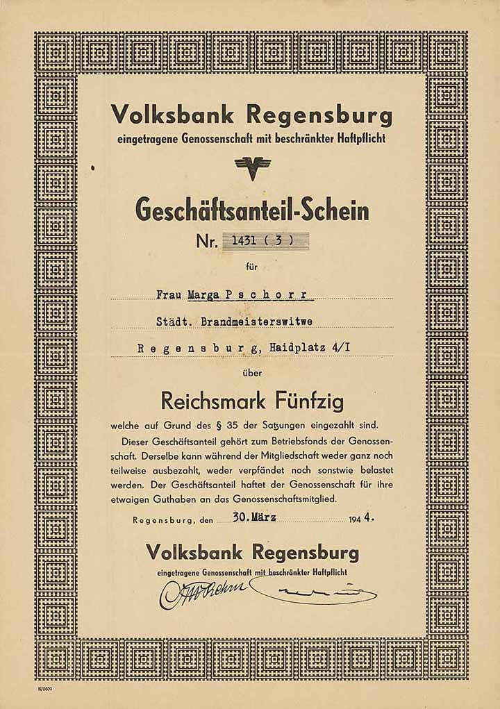 Volksbank Regensburg eGmbH