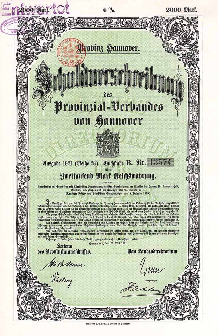 Provinzial-Verband von Hannover