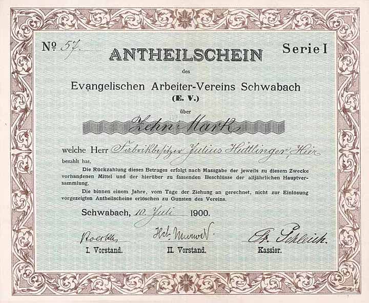 Evangelischer Arbeiter-Verein Schwabach