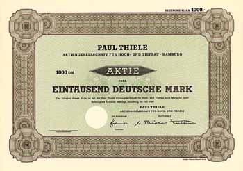 Paul Thiele AG für Hoch- und Tiefbau