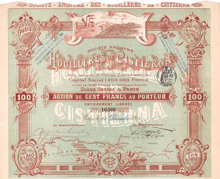 S.A. des Houillères de Cistierna (Espagne)