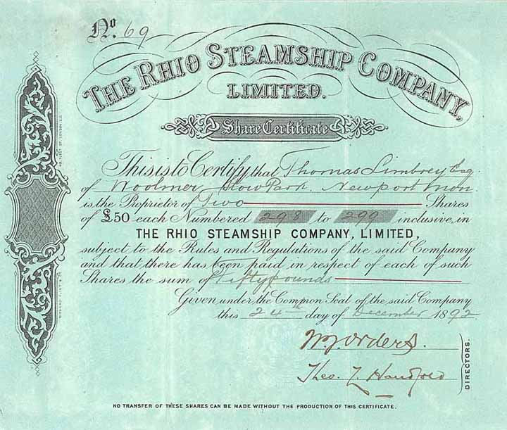 Rhio Steamship Co.