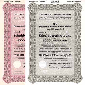 Deutsche Kommunalbank - Öffentlich-rechtliche Kreditanstalt (2 Stücke)