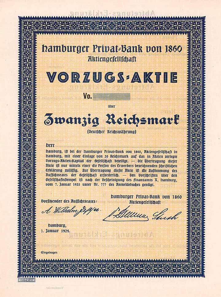 Hamburger Privat-Bank von 1860 AG