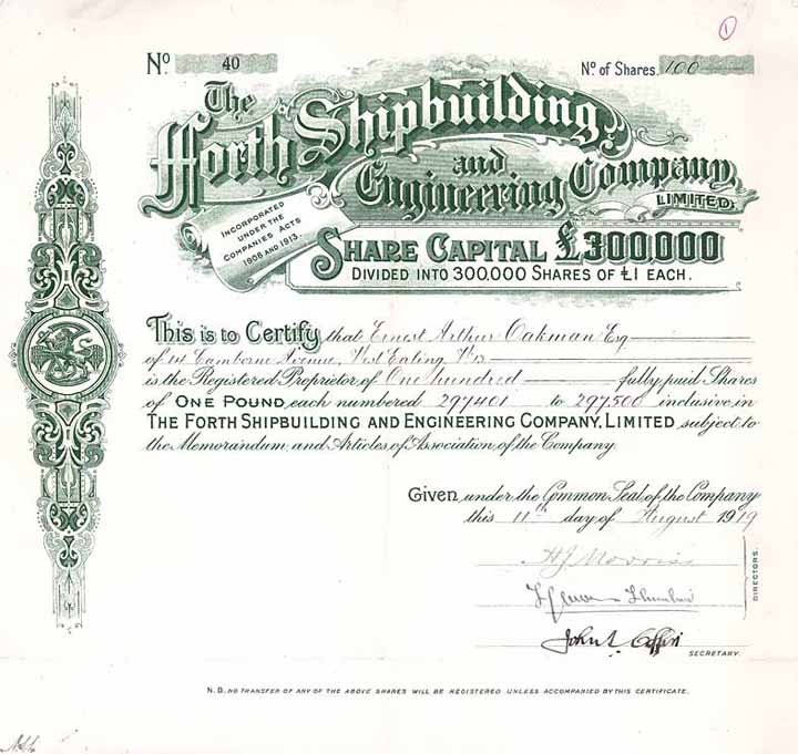 Forth Shipbuilding & Engineering Co.