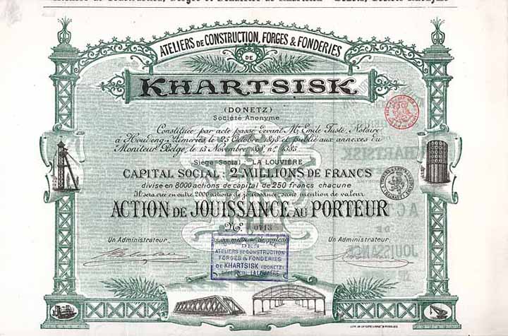 Ateliers de Construction, Forges & Fonderies de Khartsisk (Donetz) S.A.