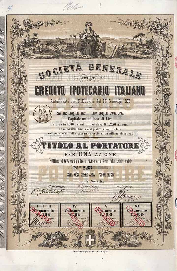 Soc. Gen. di Credito Ipotecario Italiano