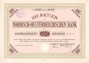 Nordisch-Oesterreichische Bank