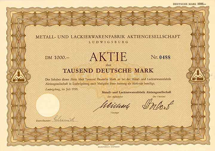 Metall- und Lackierwarenfabrik AG