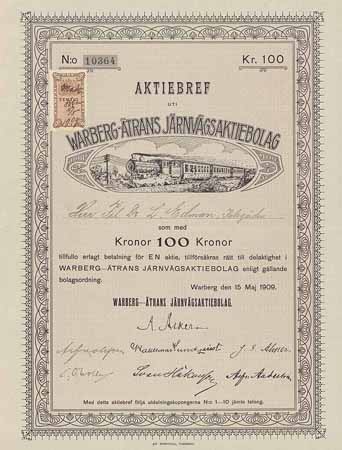 Warbergs-Ätrans Järnvägsaktiebolag