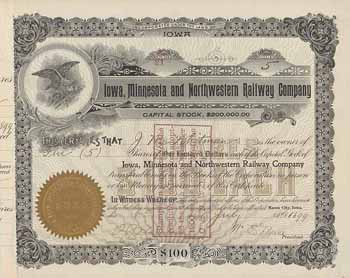 Iowa, Minnesota & Northwestern Railway