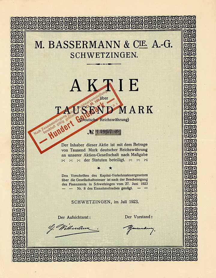 M. Bassermann & Cie. AG