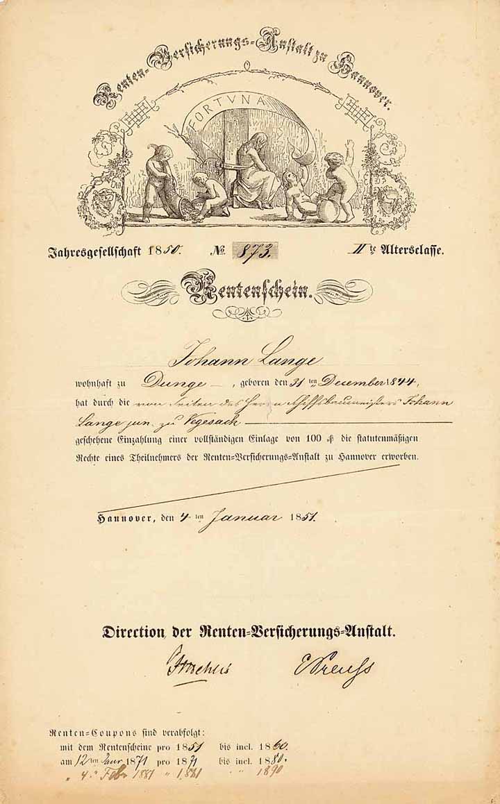 Renten-Versicherungs-Anstalt zu Hannover