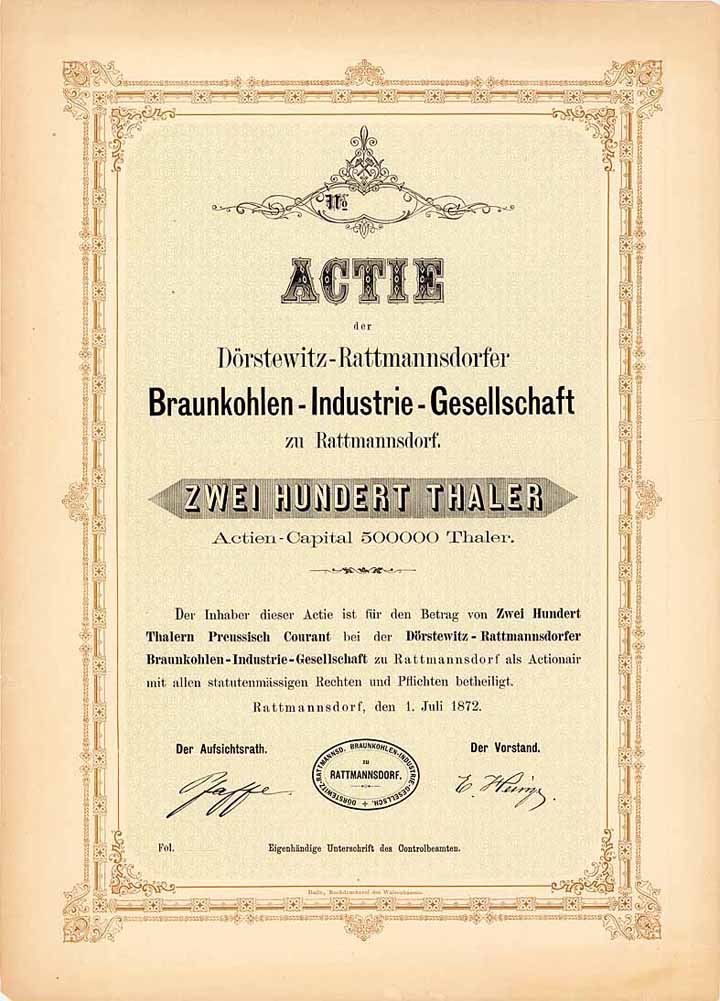 Dörstewitz-Rattmannsdorfer Braunkohlen-Industrie-Gesellschaft