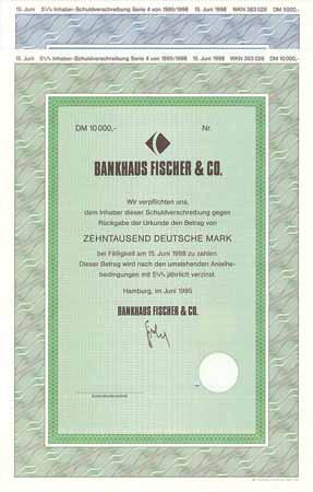Bankhaus Fischer & Co. (2 Stücke)