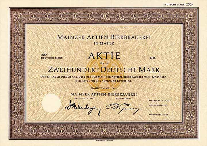 Mainzer Aktien-Bierbrauerei