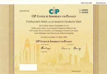 CIP Center AG Immobilien und Passagen