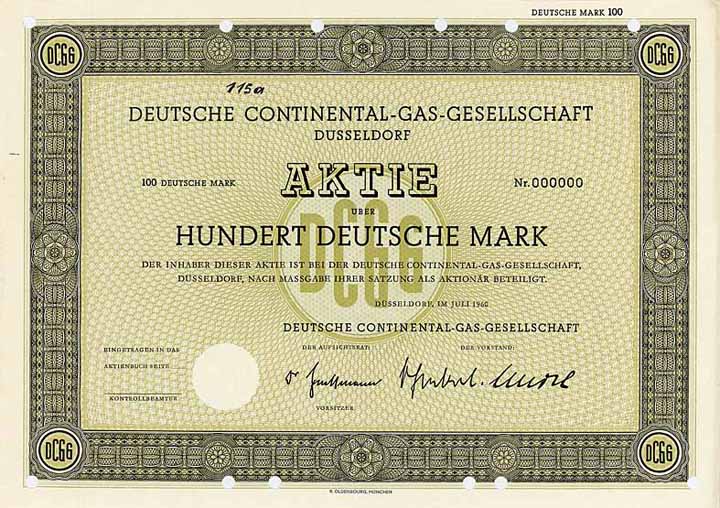 Deutsche Continental-Gas-Gesellschaft