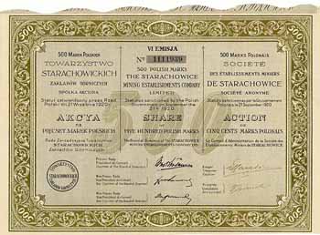 Starachowice Mining Establishments Co.