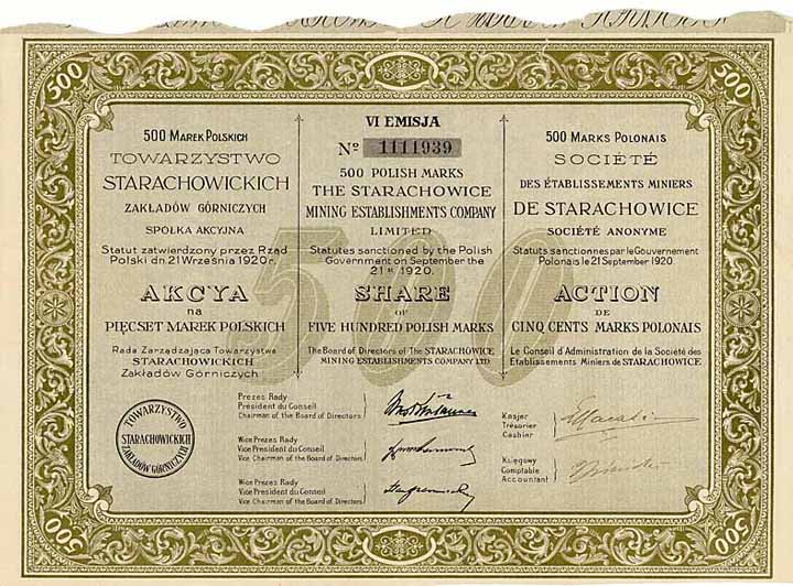 Starachowice Mining Establishments Co.