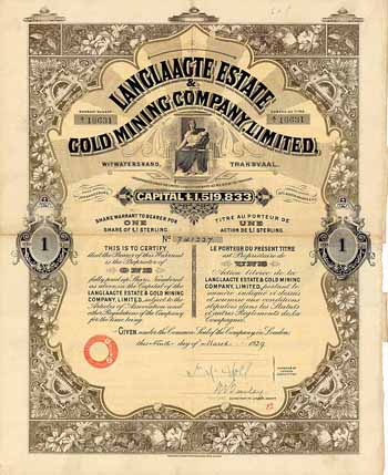 Langlaagte Estate & Gold Mining Company Ltd.