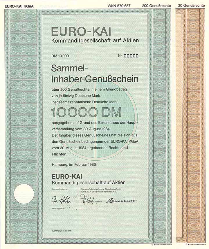 EURO-KAI KGaA (2 Stücke)